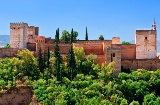 Vista generale dell'Alhambra di Granada