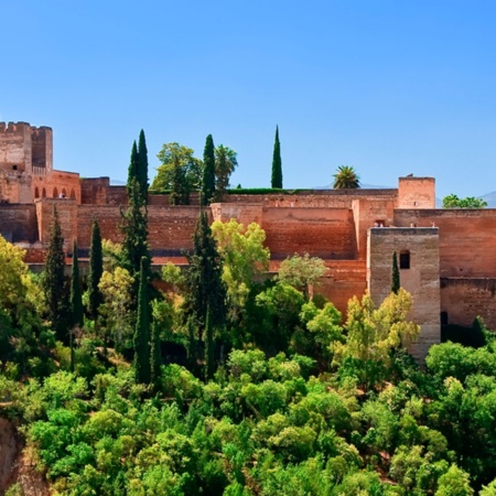 Vista generale dell'Alhambra di Granada