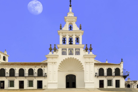 Wallfahrtskirche El Rocío in Almonte (Huelva, Andalusien)