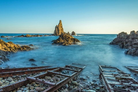 Rafa Las Sirenas w Cabo de Gata. Almería