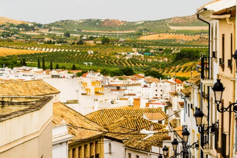 Vista de Baena em Córdoba (Andaluzia)