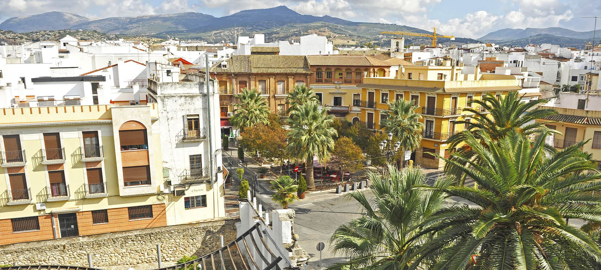 Panoramic view of Cabra (Cordoba, Andalusia)