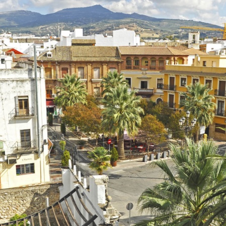 Panoramic view of Cabra (Cordoba, Andalusia)