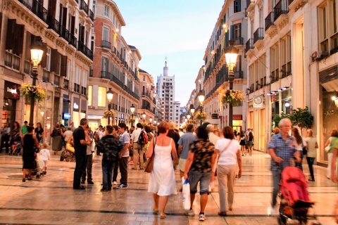 Rua Larios, em Málaga