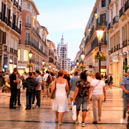 Calle Larios a Malaga