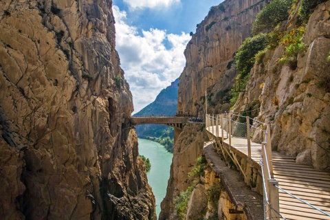 Caminito del Rey in Malaga, Andalusien