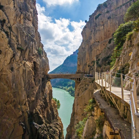 Caminito del Rey à Malaga, Andalousie