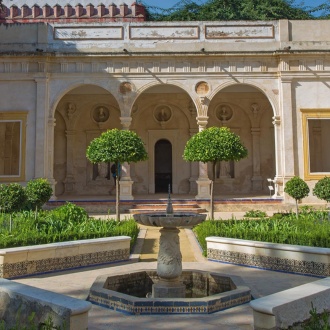 Gardens at La Casa de Pilatos in Seville