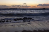 Praia em Chiclana de la Frontera (Cádis, Andaluzia)