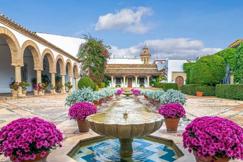 Innenhof des Viana-Palasts. Córdoba