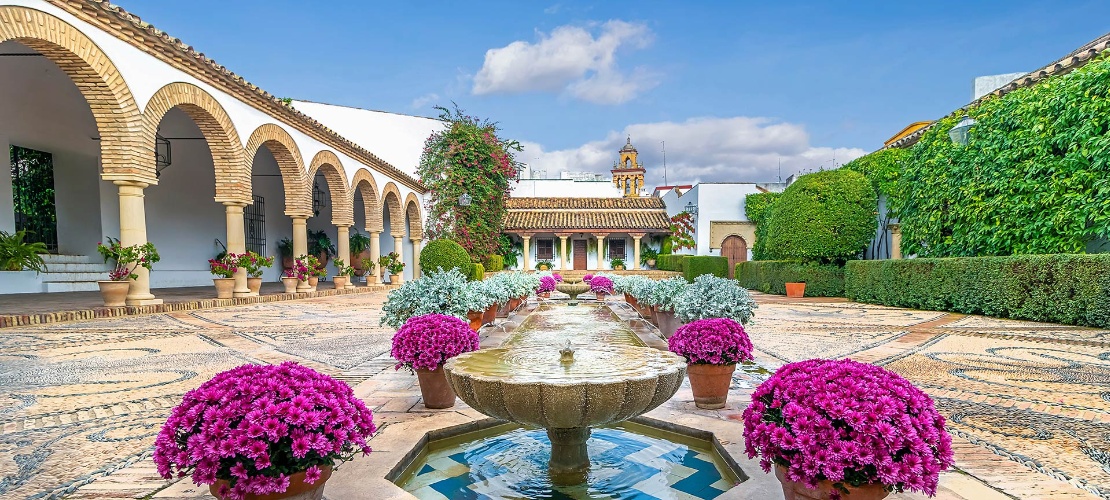 Courtyard at Viana Palace. Cordoba