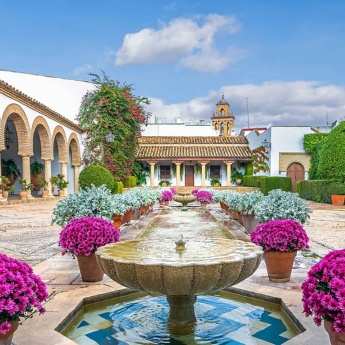 Innenhof des Viana-Palasts. Córdoba