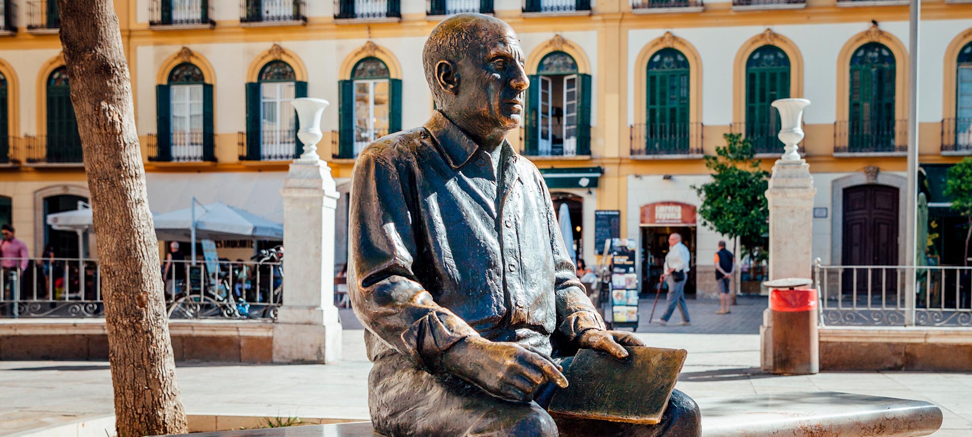 Statue de Picasso à Malaga
