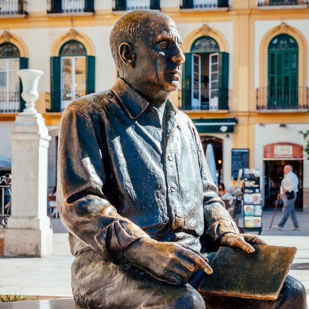 Statue de Picasso à Malaga