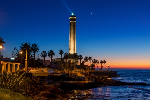 Phare de Chipiona dans la province de Cadix, Andalousie