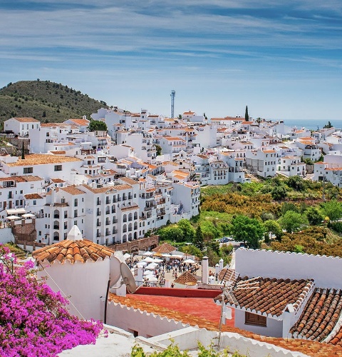 Veduta di Frigiliana. Malaga