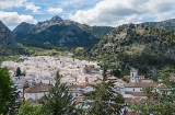 Panoramic view of Grazalema in Cadiz (Andalusia)