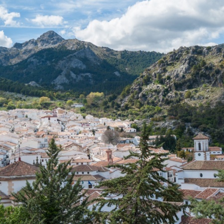 Panoramica di Grazalema, a Cadice (Andalusia)