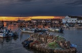 Porto pesqueiro de Isla Cristina, em Huelva (Andaluzia)