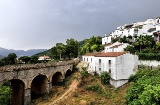 Panorama Jimena de la Frontera w Kadyksie (Andaluzja)