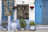 Una calle de Lanjarón (Granada, Andalucía)