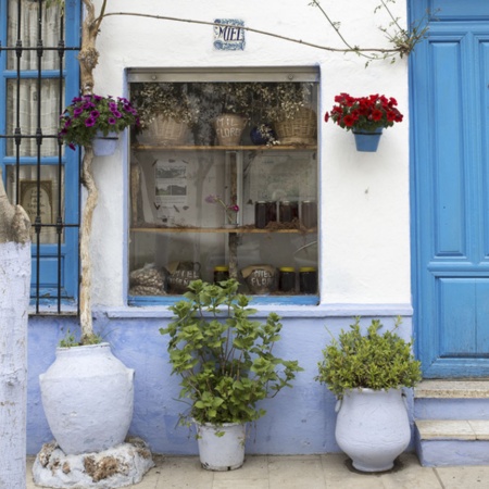 Una via di Lanjarón (Granada, Andalusia)
