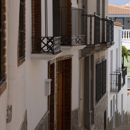 Via tipica di Laujar de Andarax, ad Almería (Andalusia)