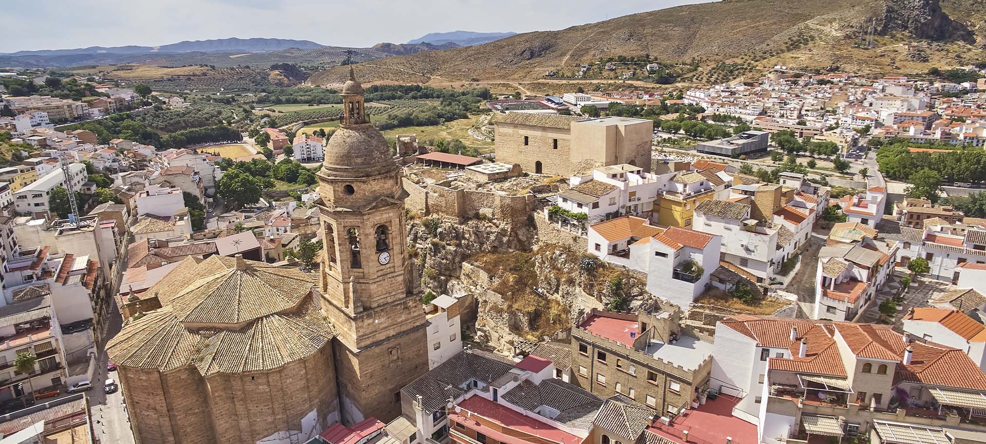 General view of Loja in Granada (Andalusia)