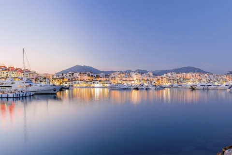 Port Banús à Marbella (province de Malaga, Andalousie)