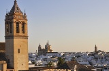 Panoramiczny widok na Marchenę (Sewilla, Andaluzja)