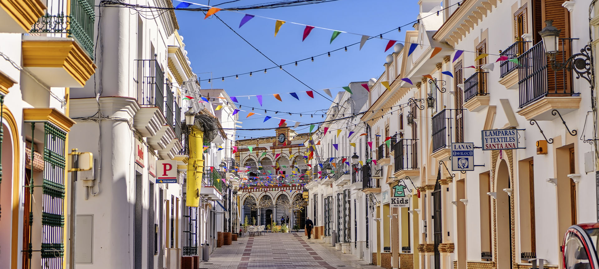 Streets in Moguer, Huelva (Andalusia)