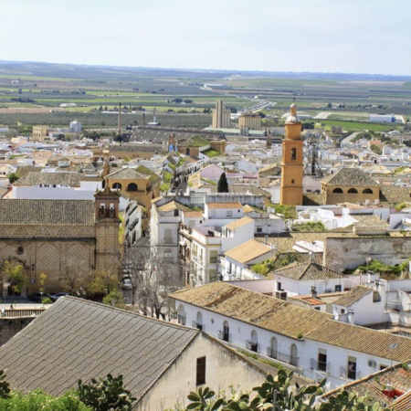 Panorâmica de Osuna, na província de Sevilha (Andaluzia)