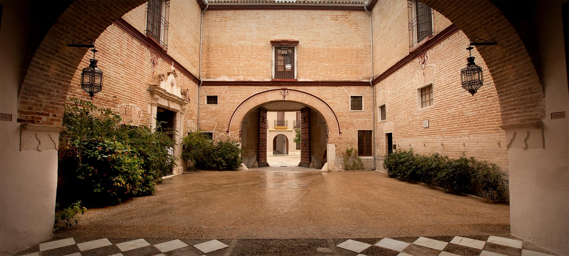 Courtyard of Benamejí Palace in Écija