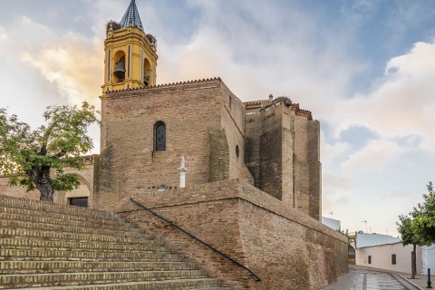 Die Kirche San Jorge in Palos de la Frontera (Huelva, Andalusien)