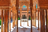 Pátio dos Leões, na Alhambra de Granada