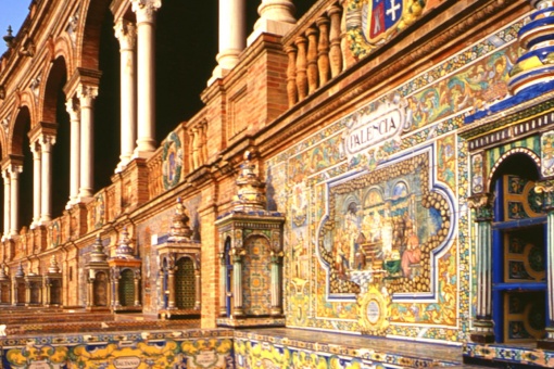 Plaza de España square in Seville