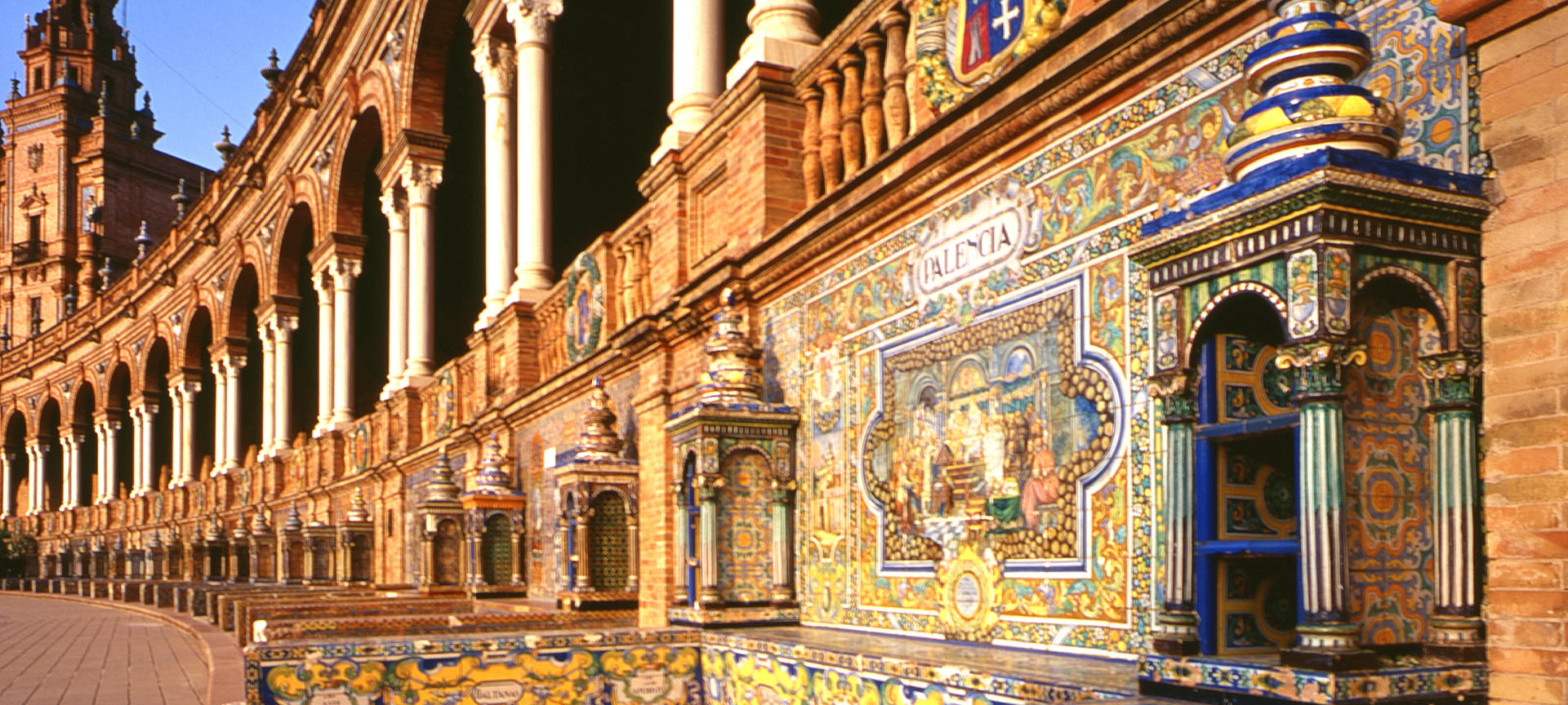 Plaza de España w Sewilli Plaza de España w Sewilli