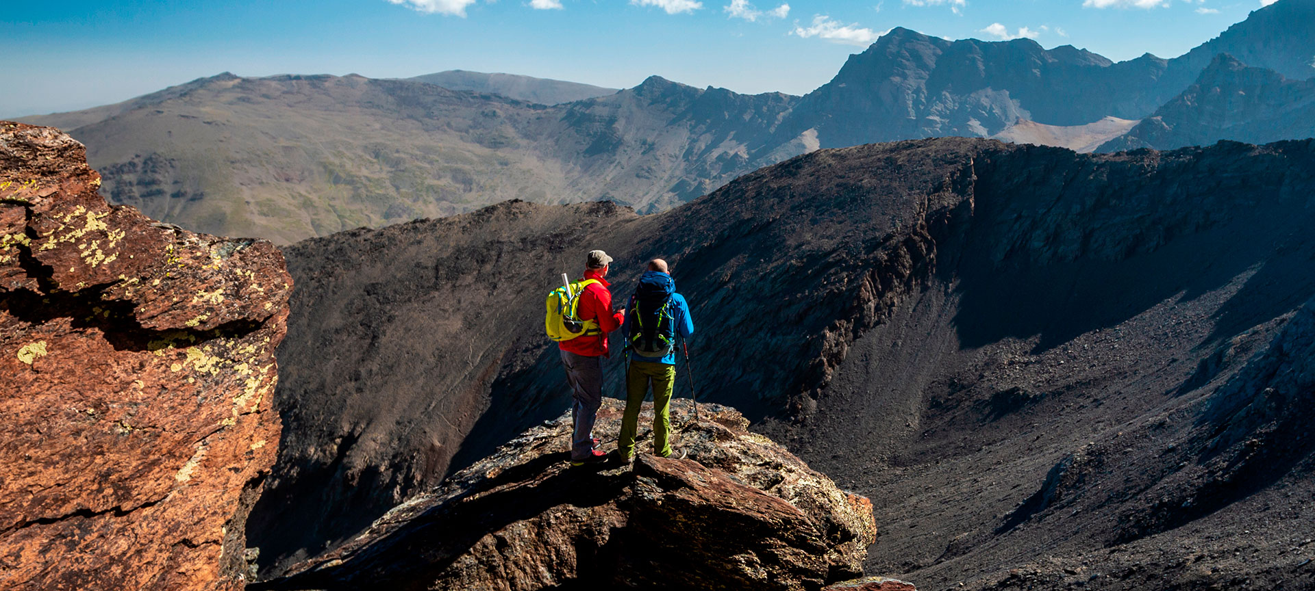 Turistas en Sierra Nevada