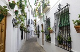 Arquitetura tradicional e decoração típica de Priego de Córdoba (Córdoba, Andaluzia)