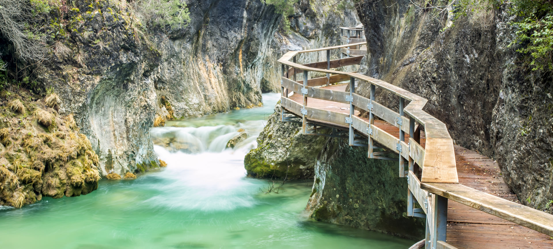 Ponti sul fiume Borosa nel Parco Naturale di Cazorla (Jaén)