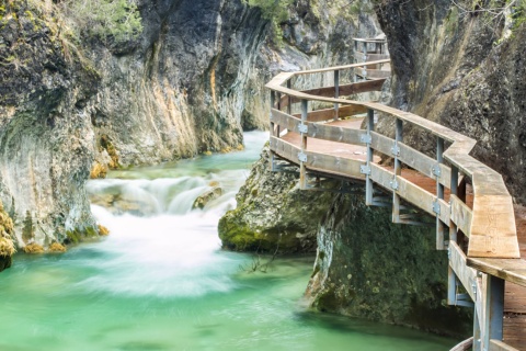 Brücken über den Fluss Borosa im Naturpark Cazorla (Jaén)