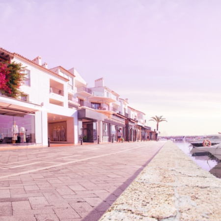 Vitrines de lojas em Puerto Banús, Marbella