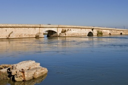 Zuazo Bridge in San Fernando (Cadiz, Andalusia)
