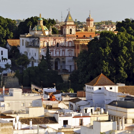 Vista panorâmica de Sanlúcar de Barrameda, em Cádis (Andaluzia)
