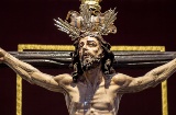 Cristo del Perdón in the parish church of Santa Cruz, Cadiz