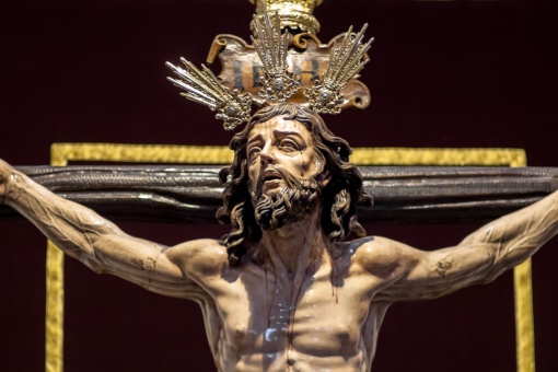 Скульптура «Христос Прощения» в приходской церкви Санта-Крус, Кадис
