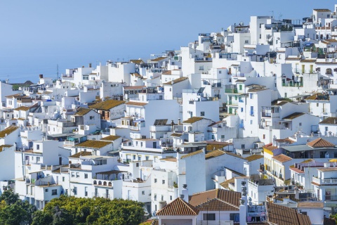 Vue panoramique de Torrox, dans la province de Malaga (Andalousie)