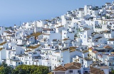 Panoramic view of Torrox in Malaga (Andalusia)