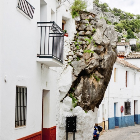 Das Haus „Der Felsen von Becerra“ in Ubrique (Cádiz, Andalusien)