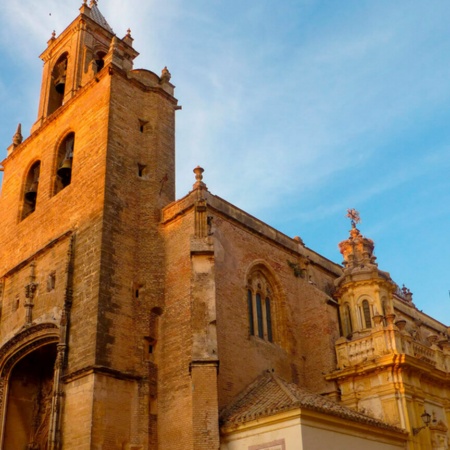 Église Santiago à Utrera (province de Séville, Andalousie)